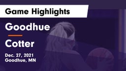 Goodhue  vs Cotter  Game Highlights - Dec. 27, 2021