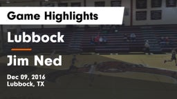 Lubbock  vs Jim Ned  Game Highlights - Dec 09, 2016