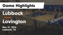 Lubbock  vs Lovington  Game Highlights - Nov 21, 2016