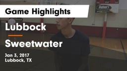 Lubbock  vs Sweetwater  Game Highlights - Jan 3, 2017