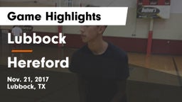 Lubbock  vs Hereford  Game Highlights - Nov. 21, 2017