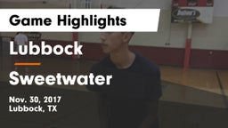 Lubbock  vs Sweetwater  Game Highlights - Nov. 30, 2017