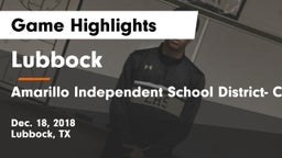 Lubbock  vs Amarillo Independent School District- Caprock  Game Highlights - Dec. 18, 2018
