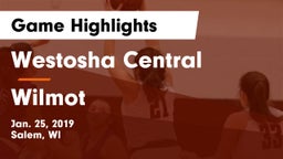 Westosha Central  vs Wilmot  Game Highlights - Jan. 25, 2019