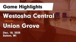 Westosha Central  vs Union Grove  Game Highlights - Dec. 18, 2020