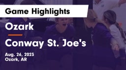Ozark  vs Conway St. Joe's Game Highlights - Aug. 26, 2023
