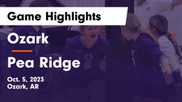 Ozark  vs Pea Ridge  Game Highlights - Oct. 5, 2023