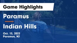 Paramus  vs Indian Hills  Game Highlights - Oct. 13, 2022