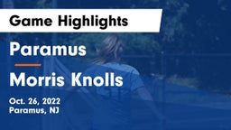 Paramus  vs Morris Knolls  Game Highlights - Oct. 26, 2022