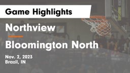 Northview  vs Bloomington North  Game Highlights - Nov. 2, 2023