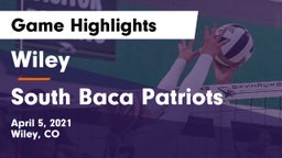 Wiley  vs South Baca Patriots Game Highlights - April 5, 2021
