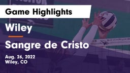 Wiley  vs Sangre de Cristo  Game Highlights - Aug. 26, 2022