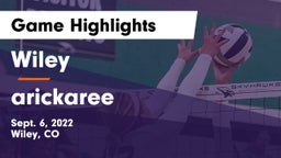 Wiley  vs arickaree Game Highlights - Sept. 6, 2022