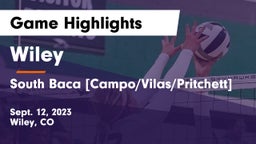 Wiley  vs South Baca [Campo/Vilas/Pritchett] Game Highlights - Sept. 12, 2023