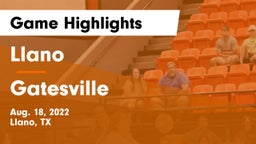 Llano  vs Gatesville  Game Highlights - Aug. 18, 2022