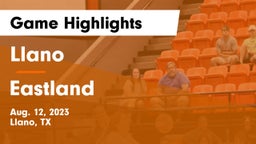 Llano  vs Eastland  Game Highlights - Aug. 12, 2023