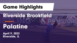 Riverside Brookfield  vs Palatine  Game Highlights - April 9, 2022