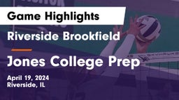 Riverside Brookfield  vs Jones College Prep Game Highlights - April 19, 2024