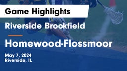 Riverside Brookfield  vs Homewood-Flossmoor  Game Highlights - May 7, 2024