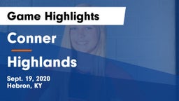 Conner  vs Highlands  Game Highlights - Sept. 19, 2020