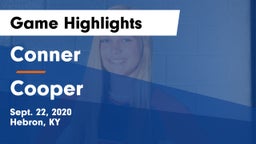 Conner  vs Cooper  Game Highlights - Sept. 22, 2020
