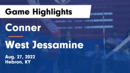 Conner  vs West Jessamine  Game Highlights - Aug. 27, 2022