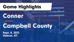 Conner  vs Campbell County  Game Highlights - Sept. 8, 2022