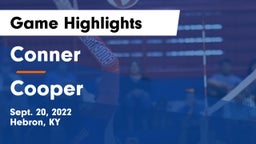 Conner  vs Cooper  Game Highlights - Sept. 20, 2022
