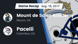 Recap: Mount de Sales Academy  vs. Pacelli  2017