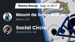 Recap: Mount de Sales Academy  vs. Social Circle  2017
