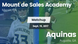 Matchup: Mount de Sales vs. Aquinas  2017