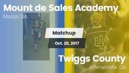 Matchup: Mount de Sales vs. Twiggs County  2017