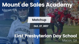 Matchup: Mount de Sales vs. First Presbyterian Day School 2017