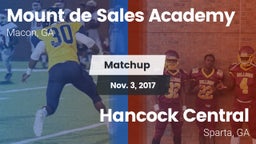 Matchup: Mount de Sales vs. Hancock Central  2017