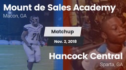 Matchup: Mount de Sales vs. Hancock Central  2018