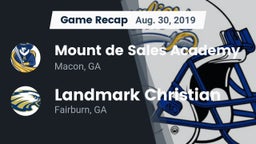 Recap: Mount de Sales Academy  vs. Landmark Christian  2019