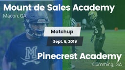 Matchup: Mount de Sales vs. Pinecrest Academy  2019