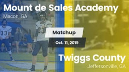 Matchup: Mount de Sales vs. Twiggs County  2019