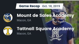 Recap: Mount de Sales Academy  vs. Tattnall Square Academy  2019