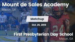 Matchup: Mount de Sales vs. First Presbyterian Day School 2019