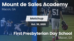Matchup: Mount de Sales vs. First Presbyterian Day School 2020