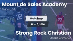 Matchup: Mount de Sales vs. Strong Rock Christian  2020