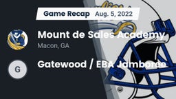 Recap: Mount de Sales Academy  vs. Gatewood / EBA Jamboree 2022