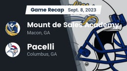 Recap: Mount de Sales Academy  vs. Pacelli  2023
