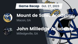 Recap: Mount de Sales Academy vs. John Milledge Academy  2023