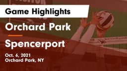 Orchard Park  vs Spencerport  Game Highlights - Oct. 6, 2021