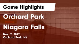 Orchard Park  vs Niagara Falls  Game Highlights - Nov. 2, 2022