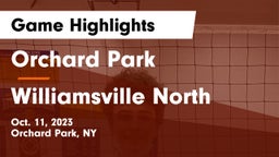 Orchard Park  vs Williamsville North Game Highlights - Oct. 11, 2023
