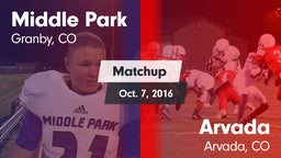 Matchup: Middle Park High vs. Arvada  2016
