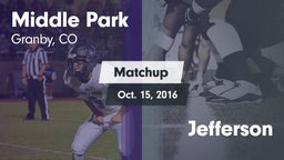 Matchup: Middle Park High vs. Jefferson 2016
